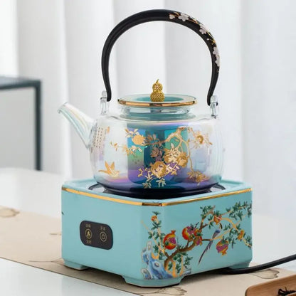 220V High-Temperature Resistant Electric Tea Stove & Tea Kettle Set for Home Use A