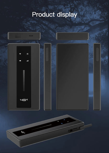 KuWFi Mobile Wifi Router 10000mAh Portable Lte Router CAT4 Outdoor Travel Pocket Wifi Hotspot with RJ45 TS9 Antenna Port WPS.