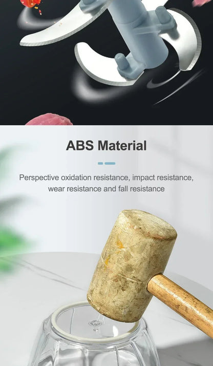 Manual Meat Mincer 500/900ML Garlic Chopper Kitchen Cooking Accessories Vegetable Onion Cutter Rotate Garlic Press Crusher.