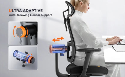 Newtral magich002 ergonomischer Stuhl Auto-Follow Rückenlehne adaptive untere Rückens tütze verstellbare Kopfstütze Sitzt iefe 4d Liege