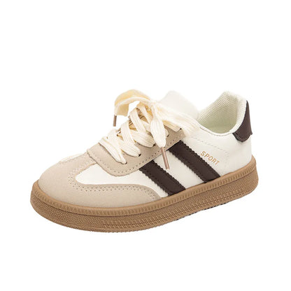 Autumn Girls Causal Shoes New Pu Leather Outdoor Sports Non-slip Childrens Boy Sneakers Luxury Soft Kids Sports Shoes Size 26-37.