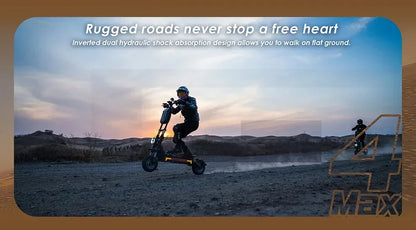 Original KuKirin G4 Max Off-Road Electric Scooter 2*1600W Motor 60V 35.2Ah 95km Max Range 86km/h Speed foldable Kick EScooter.