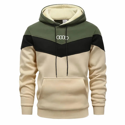 Herrenbekleidung, lässiges Sweatshirt, Anzug, Sweatshirts für Herren, tägliche dreifarbige Hoodies, heiße, hochwertige 2024, Sport-Trainingsanzug, Joggen