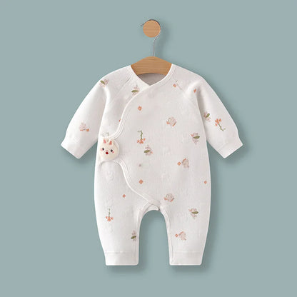 Frühling und Herbst 0-6 Monate Baby Strampler Winter Neugeborene Mädchen Jungen 100 % Baumwolle Kleidung von Langarm Säuglingskleidung Pyjamas.