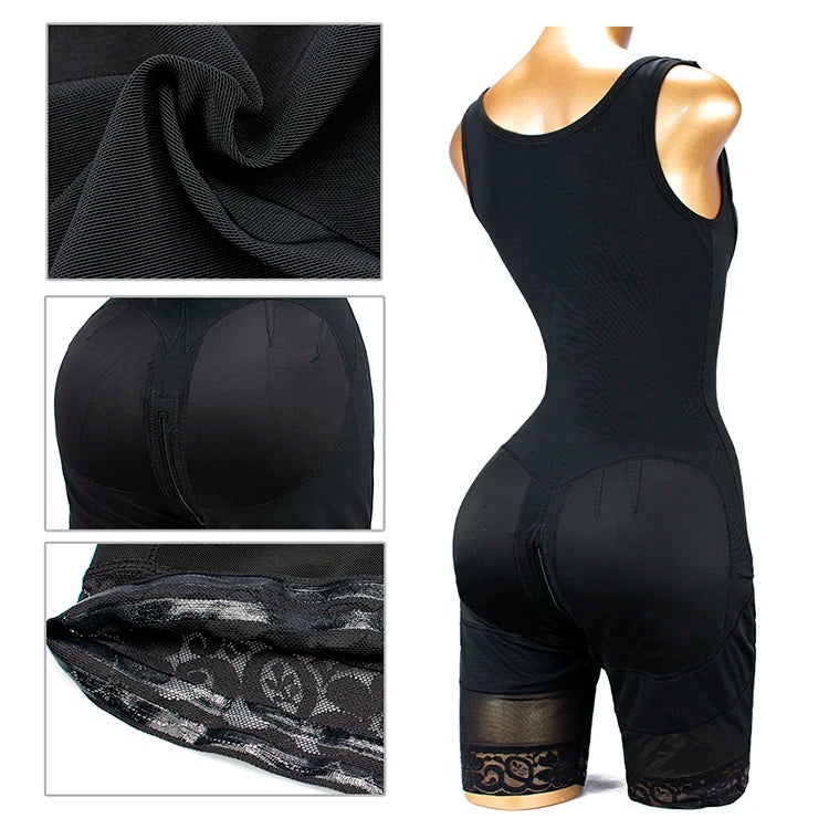 Fajas Reductoras Body Shaper Slimming Sheath Flat Belly Shapewear Tummy Control Bodysuit Postpartum Bodices Girdles Woman Corset.