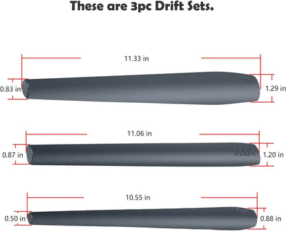 Blacksmith Drifts Kit Großer Hammer Tomahawk Maus Axt Drifts Hammer Eye Drift Tool Kit für Blacksmith Knifemakers