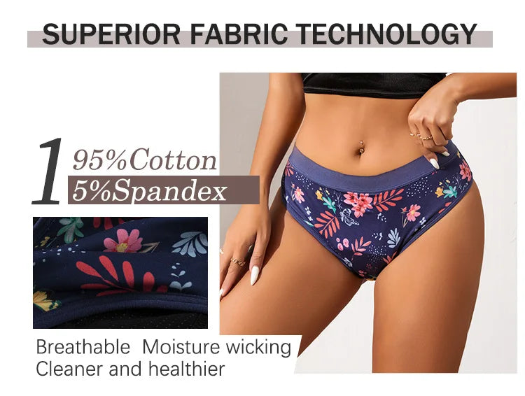 Seamless Swimwear Menstrual Panties 4-Layer Leakproof women's grooming pants Bikini Fast Absorption Summer Beachwear Period Swim.