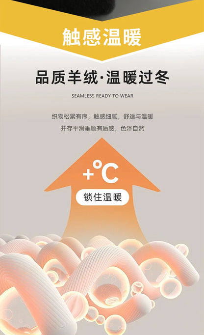 Autumn Winter Pure Cashmere Sweater Double-sided Cardigan Men's Casual Zipper Thickened Cashmere Knitted Hooded Sweater Coat.