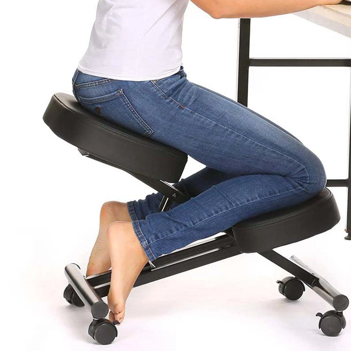 Ergonomischer kniender Computerstuhl, Gesundheitsstuhl, Kniehocker, kniender Haltungsstuhl, verstellbarer Hocker für Zuhause und Büro