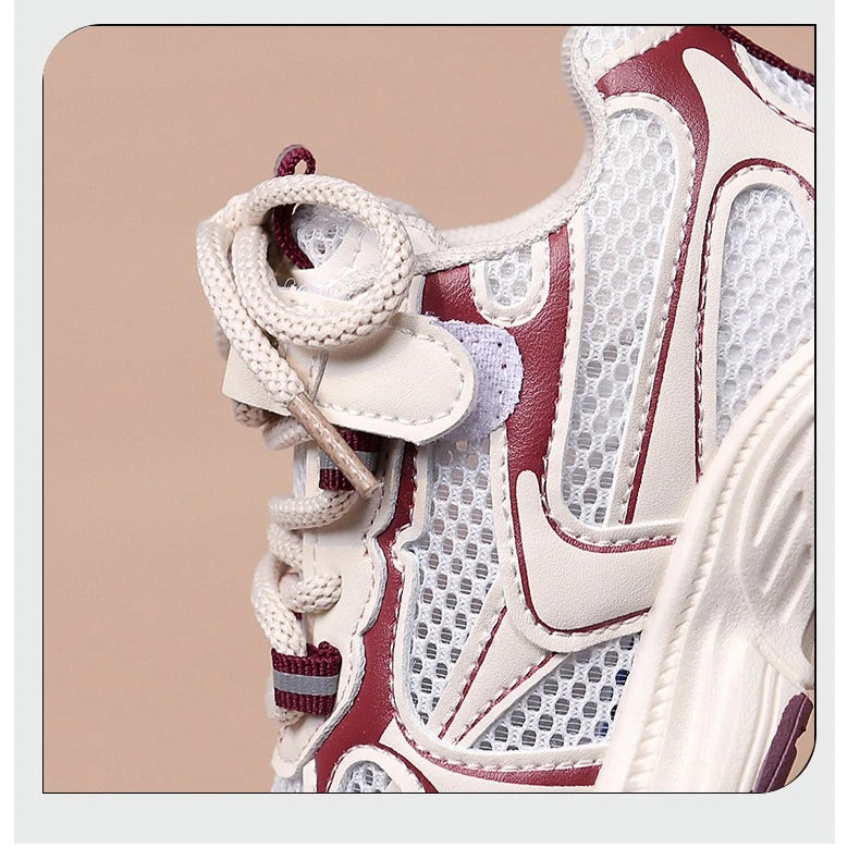 Summer Breathable Mesh Children’s Running Shoes for Boys Girls Non-Slip Soft Sole Toddler Sneakers School Outdoor Play Footwear.