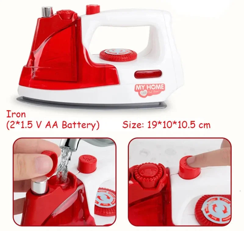 Kitchen Appliances Toys Toy Kitchen Set for Kids Play Kitchen Doll House Accessories Blender Coffee Maker Machine Mixer Toaster.