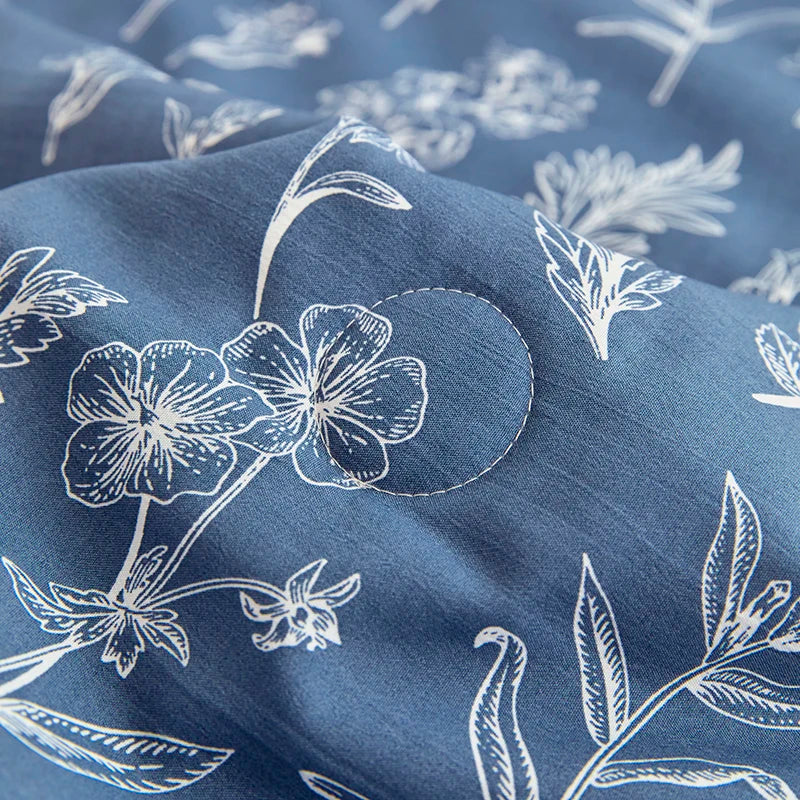 1pc Thin Duvet for Summer Quilt Single/Double/Queen Size Comforter Printed Blanket Home Soft Bedspread edredones (No Pillowcase).