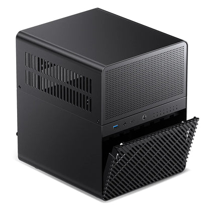JONSBO N3 NAS Mini Case All-In-One Aluminum ITX Chassis 8 Hard Disk Location Support 130mm CPU Cooler 250mm Graphics Card.