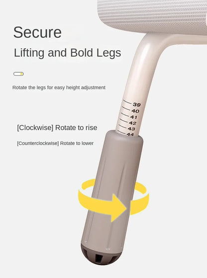 Computerstuhl, Heimsitz, Taille, Studentenschreibtisch, Arbeitsstuhl mit Lift und verstellbarer Rückenlehne