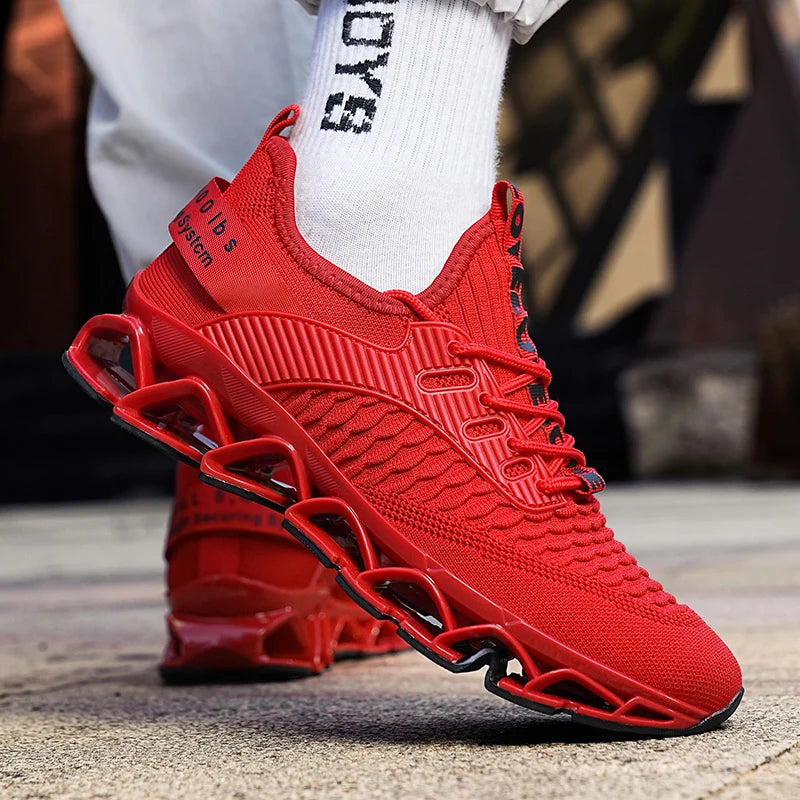 Luxury Men's Sneakers Casual Breathable Running Loafers Fashionable Trainer Race Tenis for Male Comfortable Shoes.