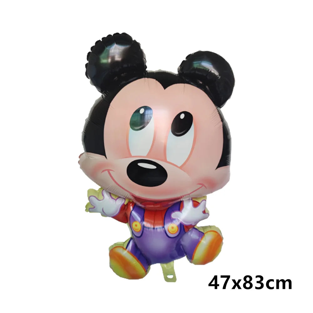 Mickey Minnie Folienballon Mickey Mouse Luftballons Minnie Geburtstag Party Dekor Kinderspielzeug Babyparty Ball Kinder Cartoon Geschenk