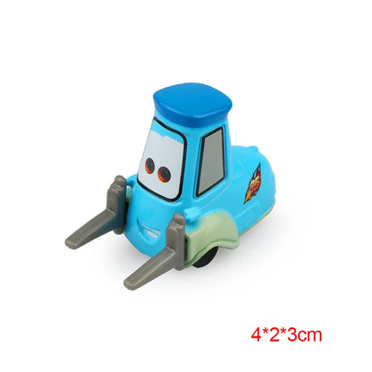 Disney Pixar Cars 2 3 Lightning McQueen Div Fritte Frank Mater Chick Hicks 1:55 Diecast Vehicle Metal Toy Car Kid Birthday Gift.