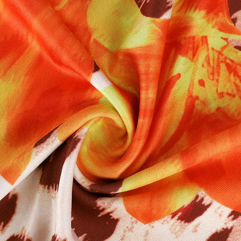 Neue frauen Kleider Sommer Sexy Backless Print Leopard V-ausschnitt Kleid Streetwear Fashion Halter Lace-up Weibliche Kleider Kleidung