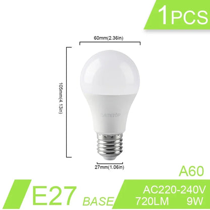 LED-Lampe AC220-240V 15w 9w 24w 18w LED-Lampe Energie spar lampe e14 e27 gu10 Wohnzimmer beleuchtung, kein Flimmern warm weißes Licht