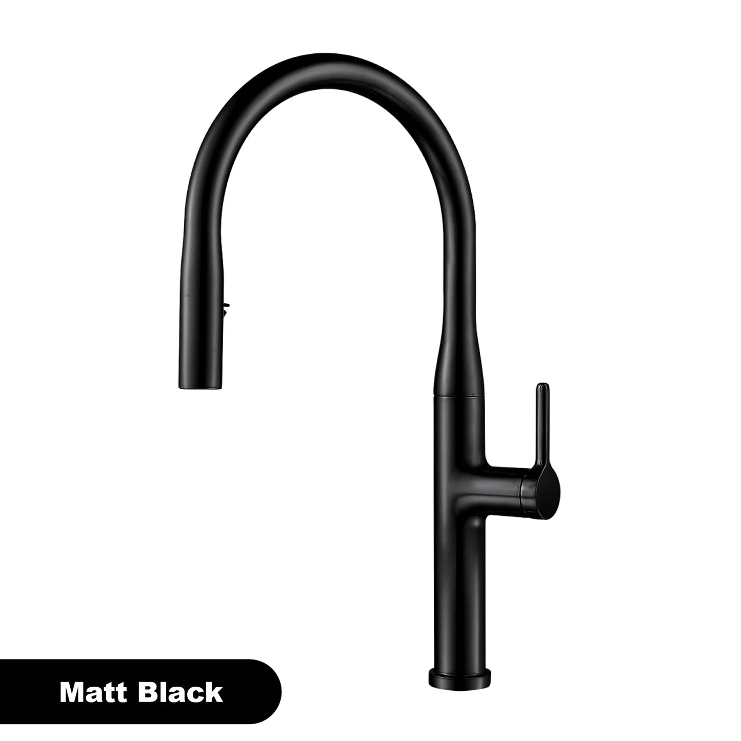 Luxury Brushed Gold Brass Pull Out Kitchen Faucet with Ceramic Cartridge Hot Cold Water Sink Tap Modern High End Sprayer Durable