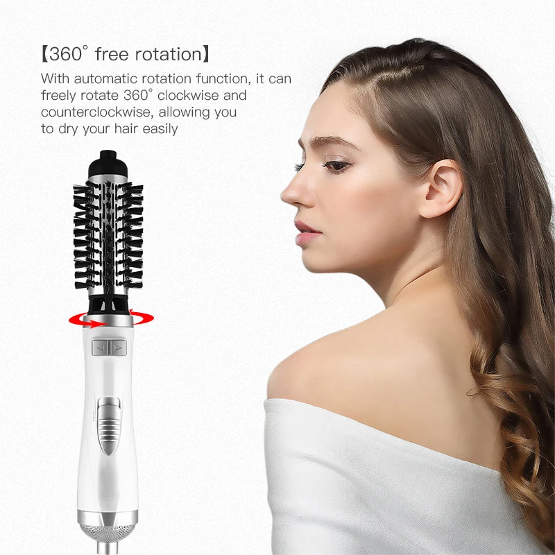 Hot Selling Automatic Rotating Hot Air Brush 2-In-1 Hair Salon Comb Straight Hair Brush And Portable Home Hot Air Comb.