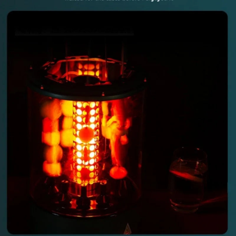 Non-smoking Automatic Rotating Household Electric Barbecue Oven Large Capacity Camping Multi-function.