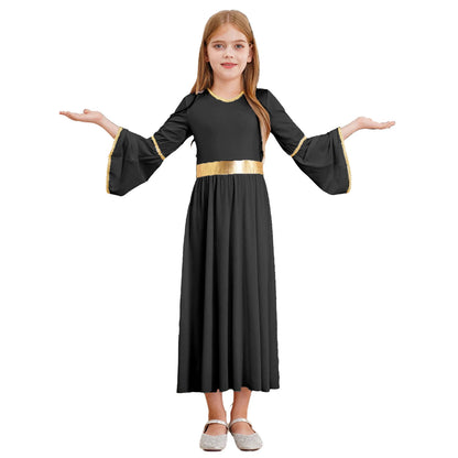 Kinder Mädchen Engel Kostüm Weiß Griechischer Gott Robe Halloween Cosplay Kleid Rollenspiel Karneval Performance Kleid mit Flügeln Dress Up
