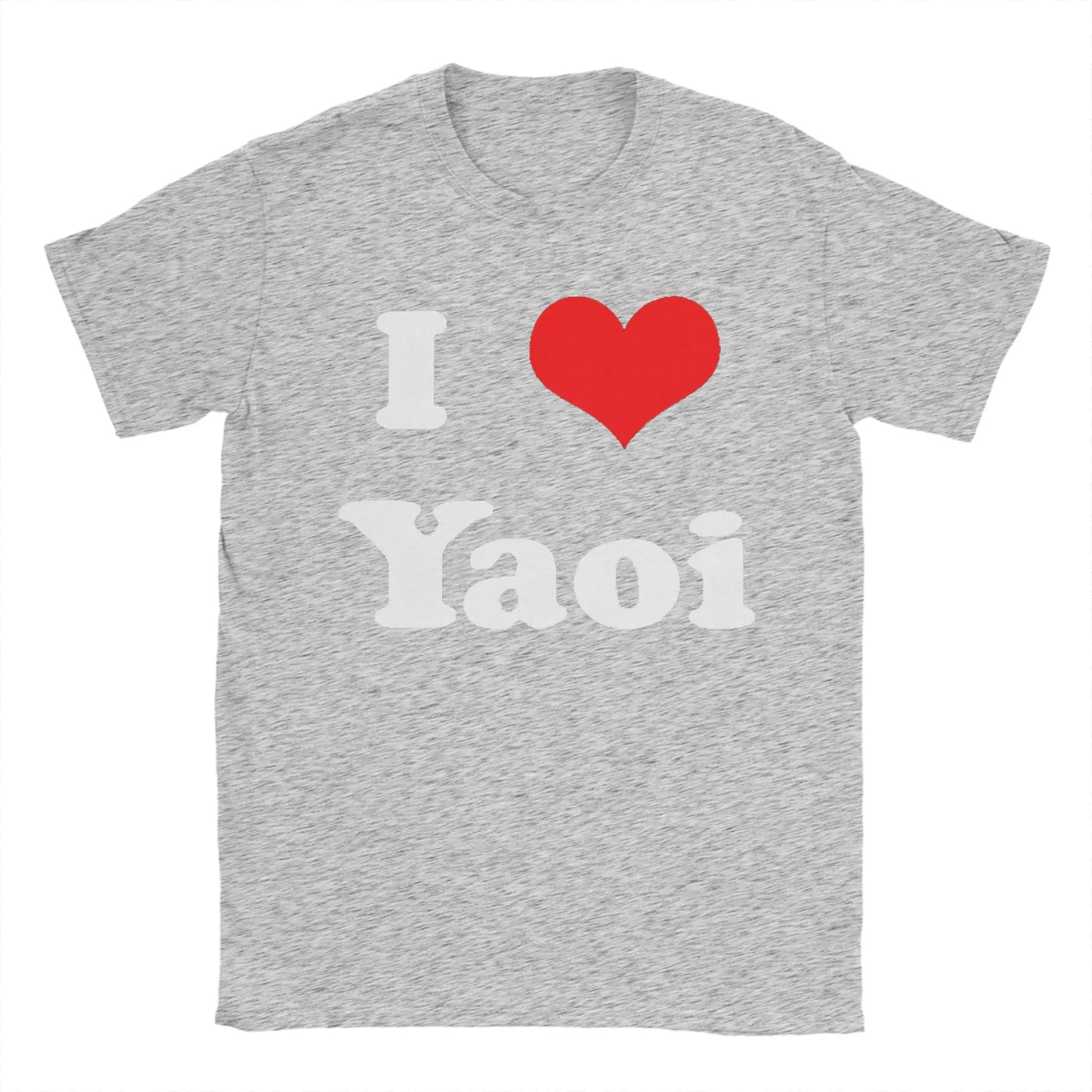 Funny I Love Yaoi T-Shirts Men O Neck Cotton T Shirt  Short Sleeve Tee Shirt Birthday Present Tops.