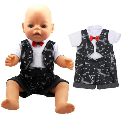 40 cm reborn baby doll bathrobe for 17 inch bebe doll clothes children gift toys wear