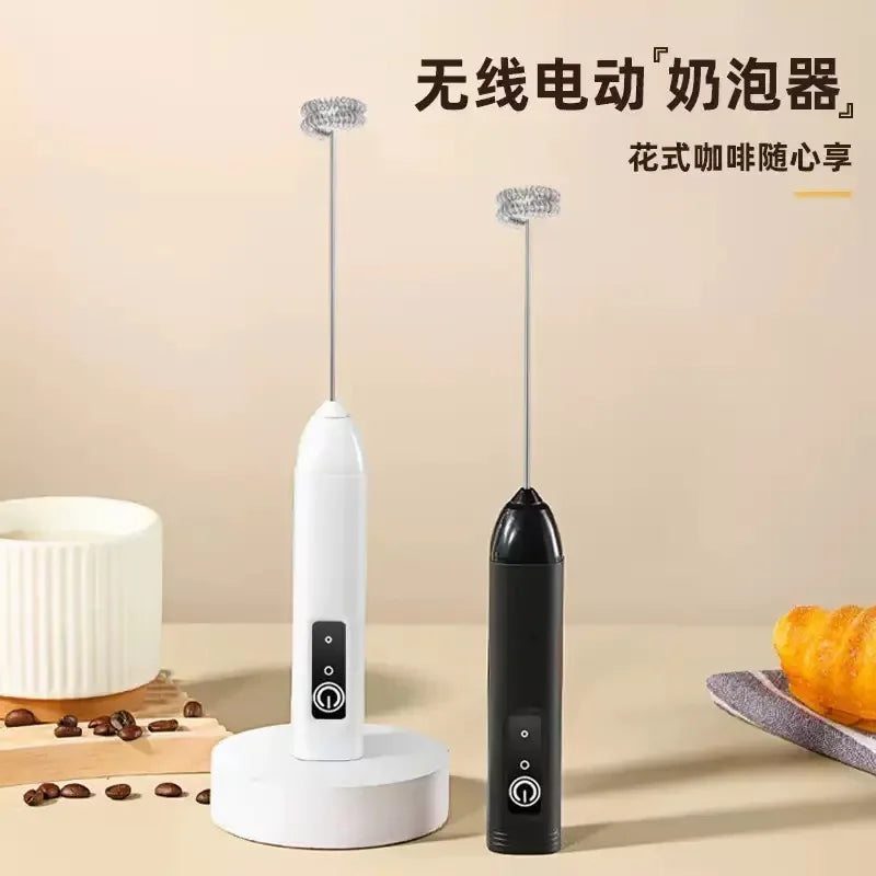 Xiaomi Rechargeable Electric Egg Beater With Stand Bracket 3 Speeds Adjustable Hand Whisk Drink Mixer Milk Frother for Coffee.
