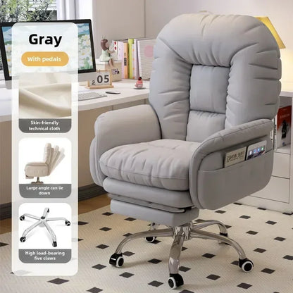 Heimcomputerstuhl, bequem, sitzend, Arbeitszimmer, Büro, Schlafsaal, Schlafzimmer, faules drehbares Sofa