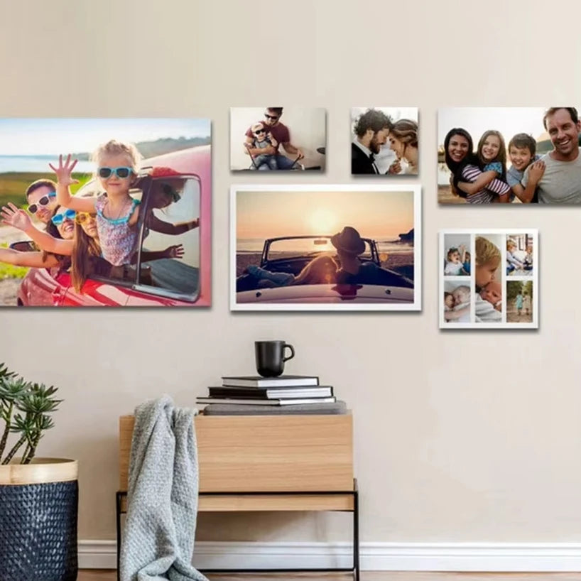Your photo image print custom poster art personalized wedding family life photo gift room decoration.