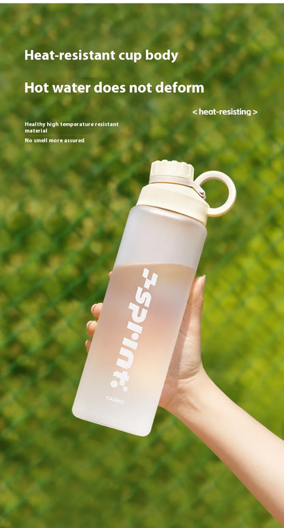 2025 New Sport Plastic Water Cup Large Capacity Portable Summer Anti-Fall High-Temperature Resistant With Tea Separator.