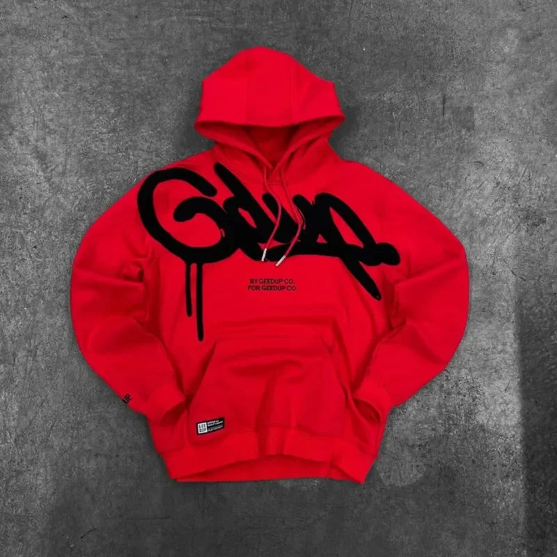 Y2K Women Clothing Fashion Vintage Letter Embroidery Hoodies Harajuku Hip Hop Punk Oversized Hoodies Sweatshirts Casual Jacket.