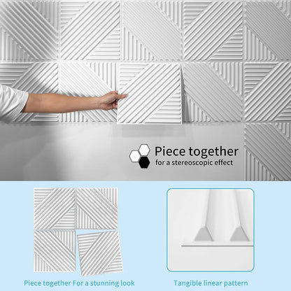 house wall renovation geometric 3D wall panel non-self-adhesive 3D wall sticker art ceramic tile wallpaper room bathroom ceiling