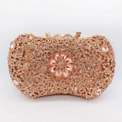 Diamond Dinner Hollow Rhinestone Banquet Clutch Bag Handtassen Dames Bolsos De Fiesta Para Mujer Boda Women's Rhinestone Handbag
