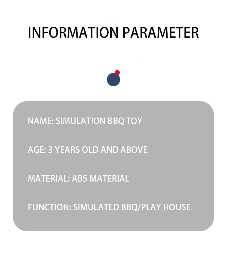 Baby Dress Up Kitchen Toys BBQ Set Kids Simulated BBQ Cookware Cooking Simulated Food Cosplay Educational Gift Toys.