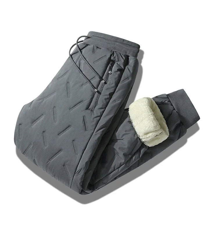 Men's down trousers autumn and winter new padded and thickened outdoor -20 degrees snow warm bottoms men's windproof Harem Pants.