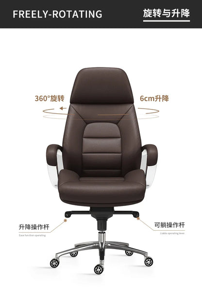 Luxury Comfy Office Chair Leather Executive Durable Conference Office Chair Computer Modern Chaise De Bureaux Office Furniture