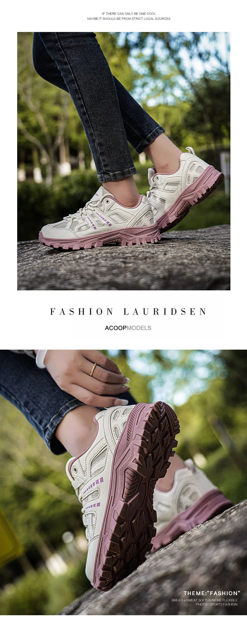 Men‘s Waterproof Hiking Shoes Outdoor Trainers Lace-up Climbing Shoes Women Trekking Sneakers Anti-slip  Tactical Sneaker.