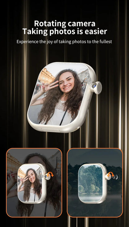 VP29 Smartwatch 5G Android 256GB Storage 4G/5G LTE Sim Card GPS WIFI 2.29 inch 490*580 Amoled Smart Watch With 8MP Rotary Camera.