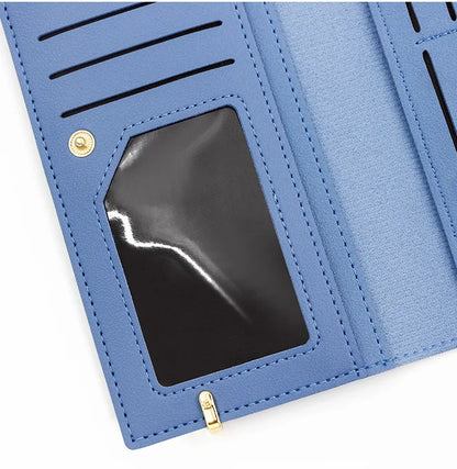 Long Purses For Women Wallet New Fashion Long Coin Purse Card Holder Small Ladies Wallet Female Hasp Mini Clutch billetera bolas