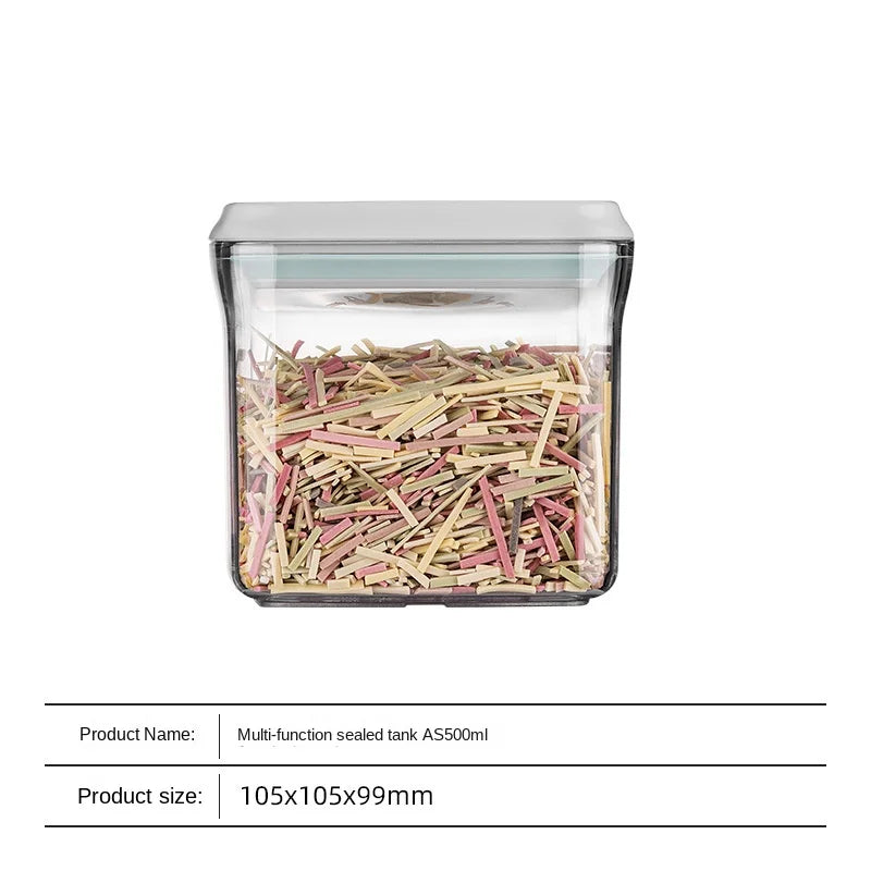 Airtight Food Storage Containers with Lids,Top Pop One Button Control,Air Tight Stackable Dry Cereal Container Set for Pantry