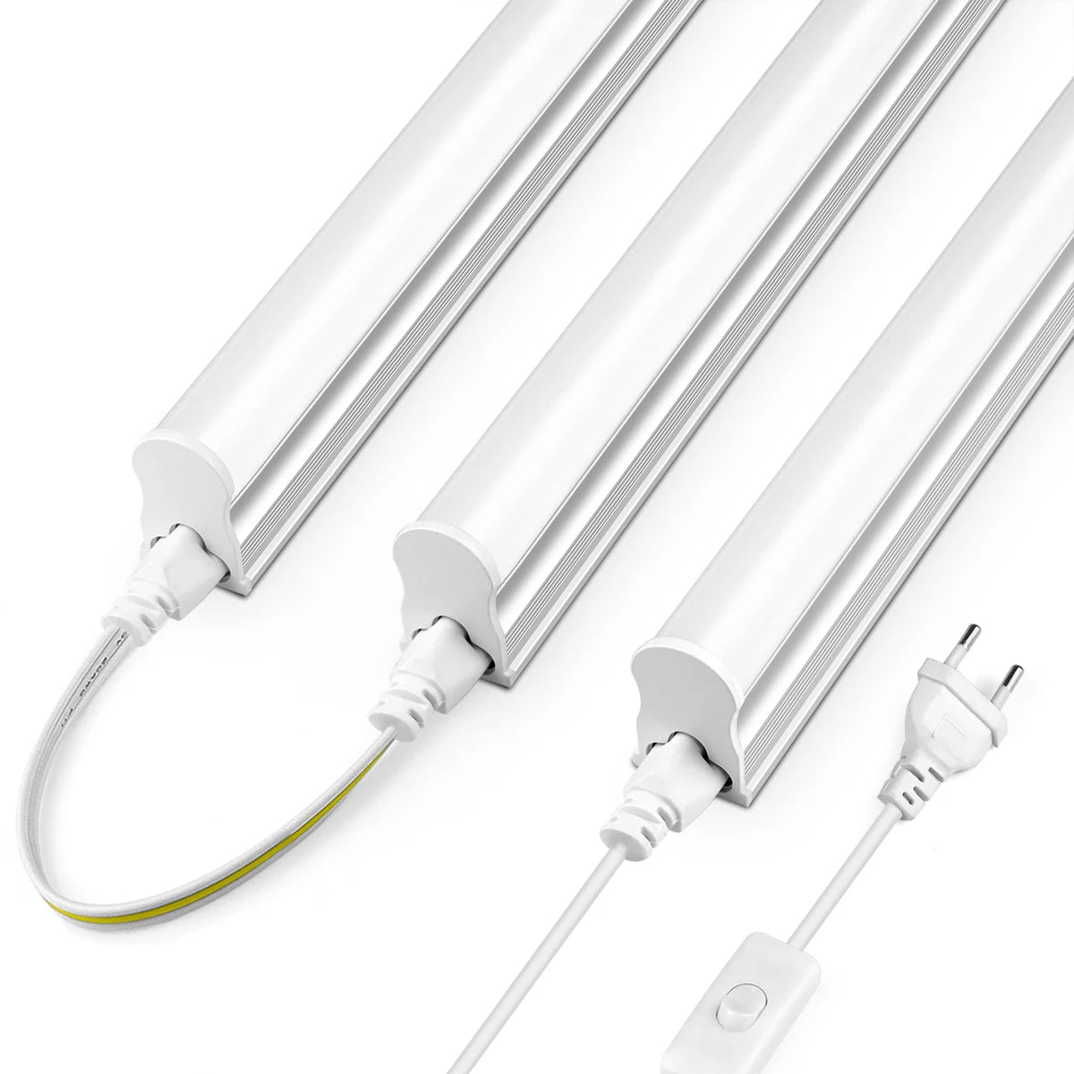 Strobe-free 50CM T5 LED Light Tube 15W AC 110V-220V LED Tube Bulb For Under Cabinet Ceiling Shop Workbench Warehouse Wall Lamp.