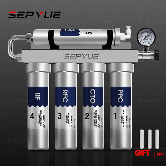SEPYUE 5 Stage Ultrafiltration Water Purifier Household Kitchen Direct Drinking Purifier TapWater Filter PH75 Mineral Water.