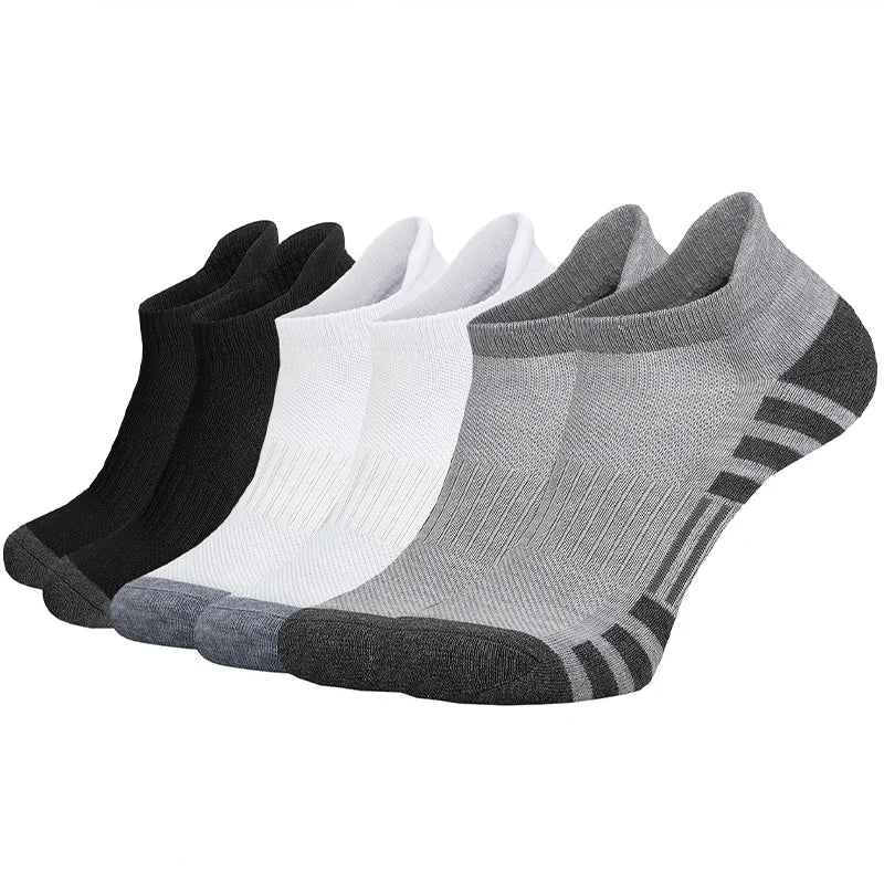 6/12 Pairs Men's Outdoor Gym Socks High Quality Comfortable Soft Ground-Gripping Football Large Size New Style.