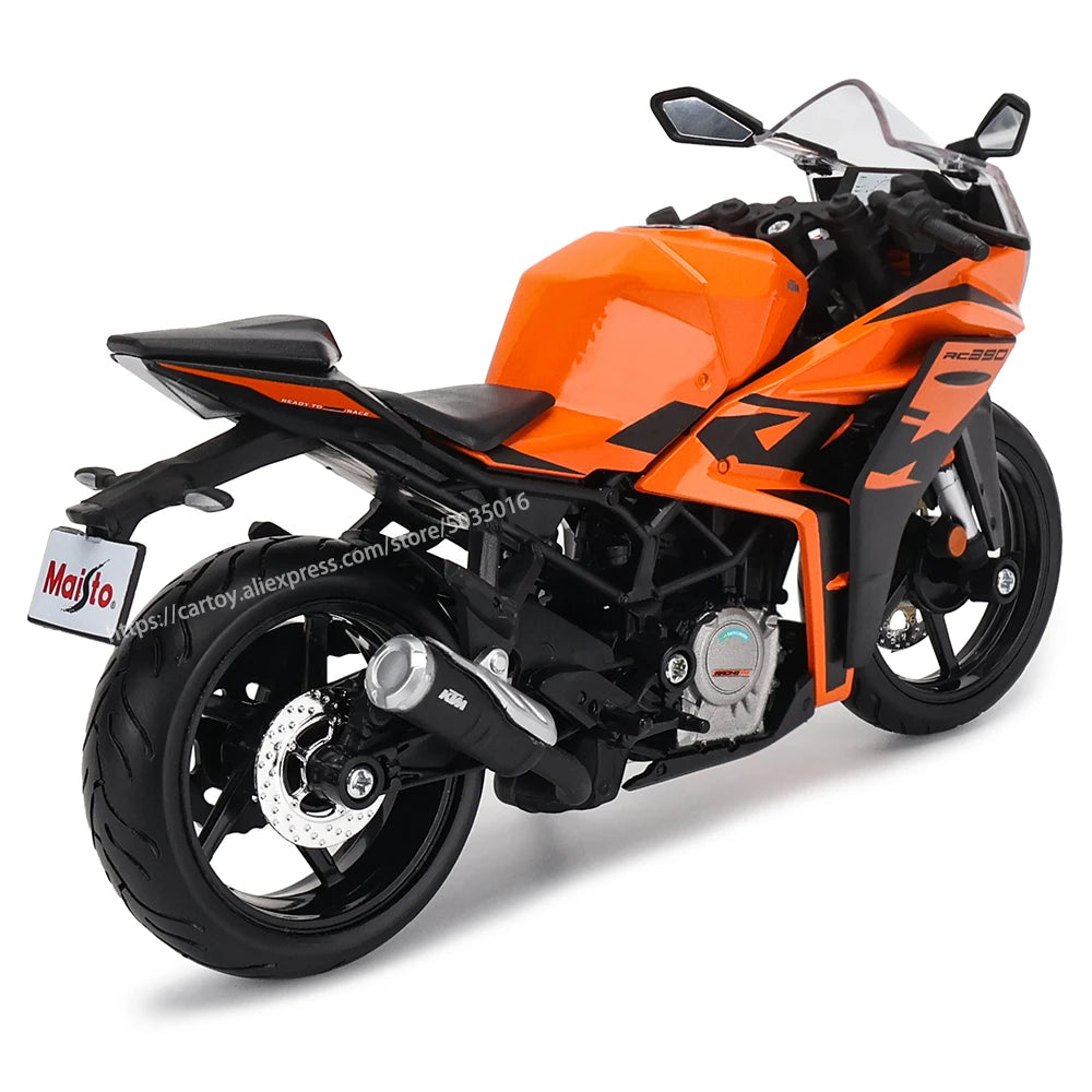 Maisto 1:12 KTM series KTM RC 390 690 DUKE 1290 simulation alloy motocross authorized motorcycle model toy car Collecting gifts.