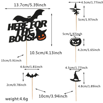 Halloween-Kuchenaufsatz, Geisterhandschloss, Spinnennetz, Kinder, alles Gute zum Geburtstag, Hochzeit, Party, Babyparty, Backen, Kuchen, Dessert, DIY-Dekoration