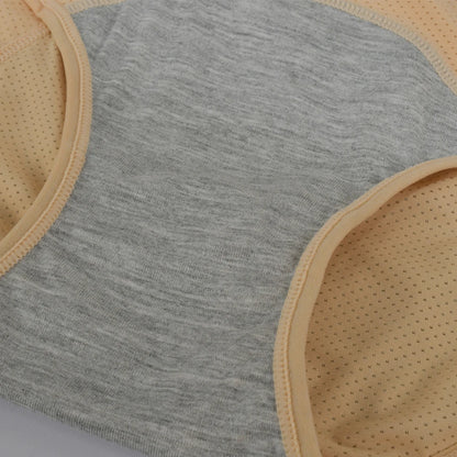 1pc Women's Leak Proof Menstrual Panties – Mid Waist Ice Silk Plus Size Waterproof Period Underwear Sexy Physiological Briefs.