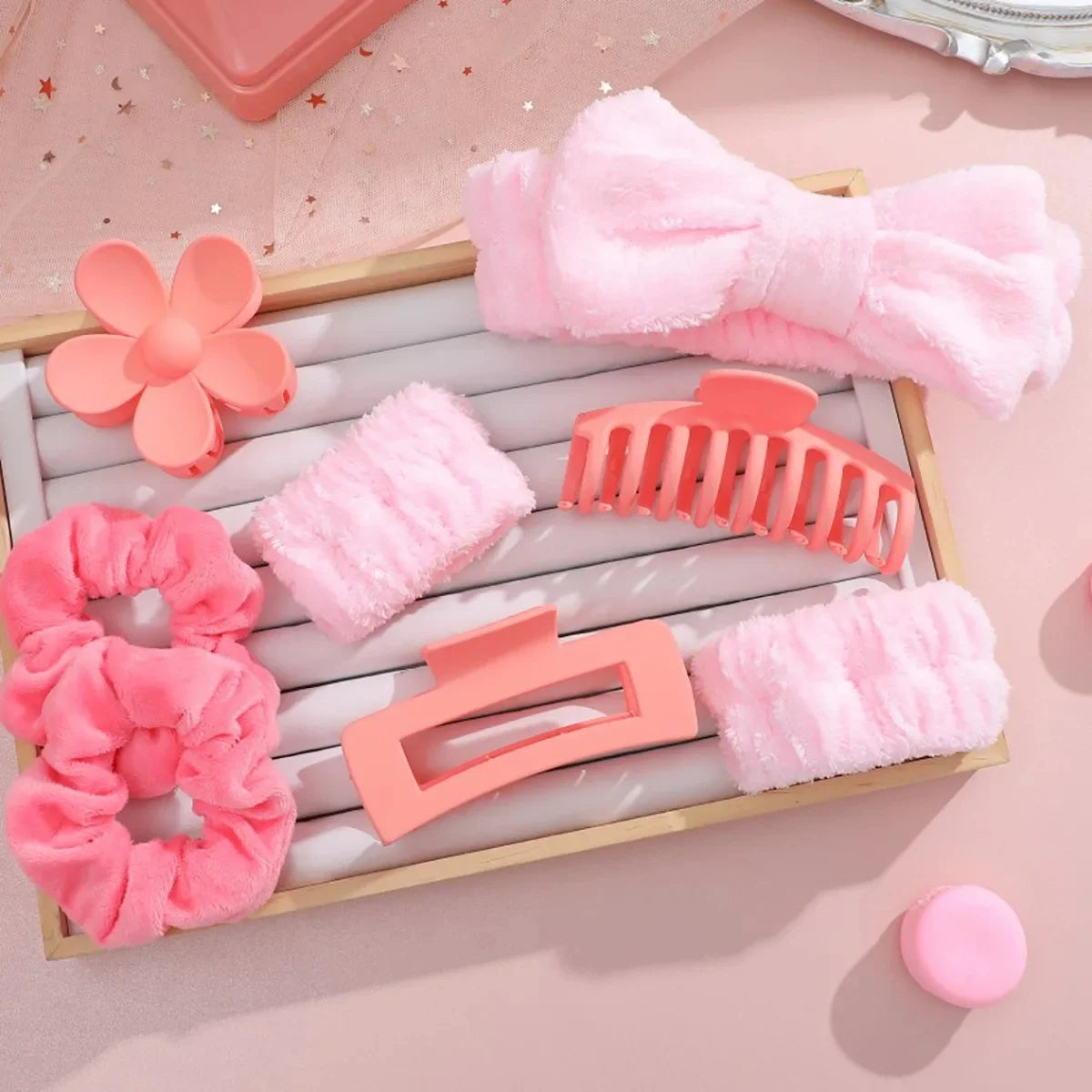 Matte Butterfly Knot Hair Ties Women's Hair Accessories Elastic Hair Bands Floral Hair Clips Autumn Winter New Style Hair Access